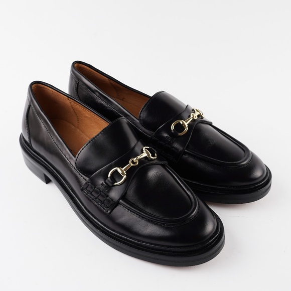 New MADEWELL Vernon Bit Hardware Loafer in True Black Leather - Picture 3 of 8
